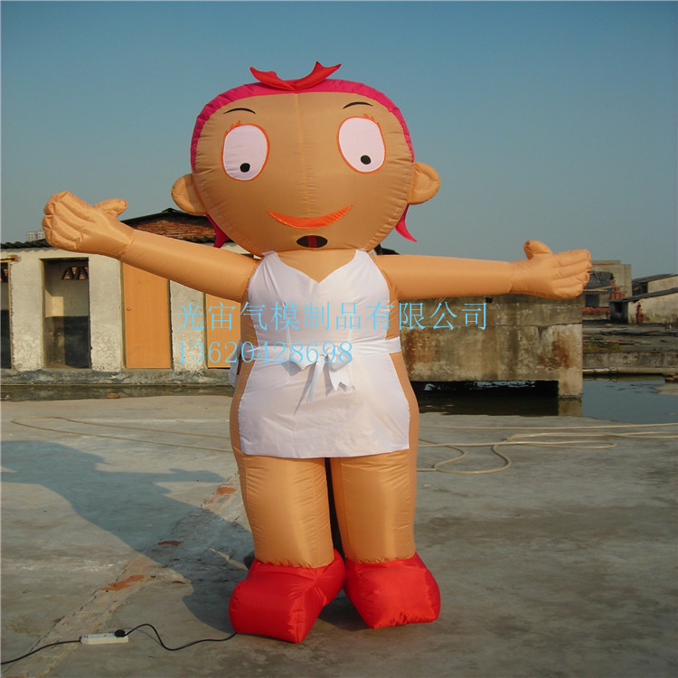 厂家批发充气广告传媒展览用品活动人偶户外充气拱门卡通模型