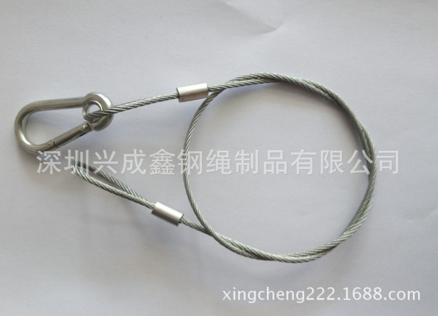 专业生产钢丝绳拉索 保险绳 控制线 安全绳 镀锌钢丝绳厂家