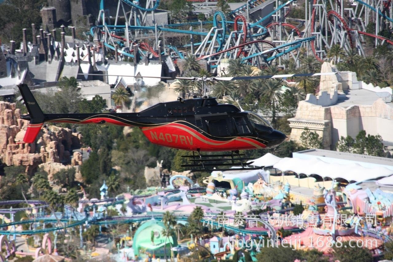 汉中直升机4s店 82款BELL贝尔206B III直升机 汉中私人直升机销售