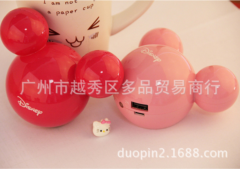 Factory direct sales of new Mitch Minnie mobile power, cute cartoon charge 12000 Ma, style random18