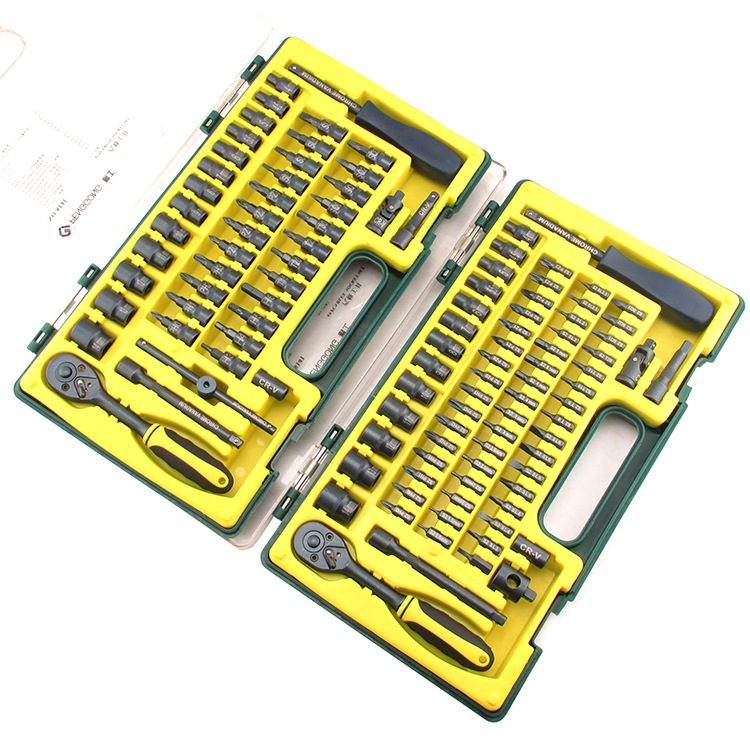 台湾进口S2专业级汽修汽保工具组套 压胚套筒 旋具批头棘轮扳手