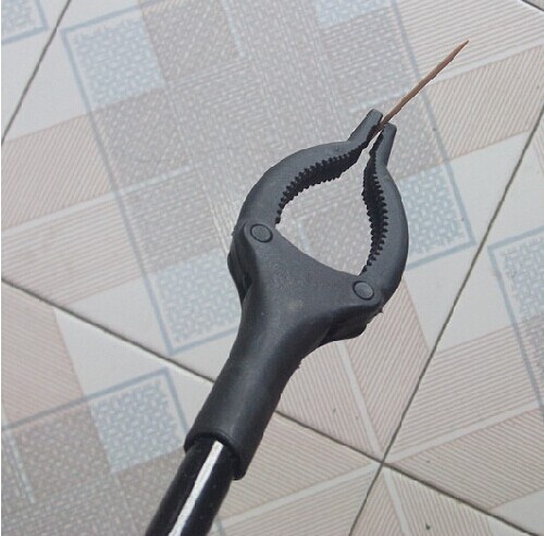 Clip de recogida de basura de saneamiento Clip de recogida de tubo de hierro de plástico para el hogar Clip de recogida de mango largo Clip de limpieza sanitaria 60cm