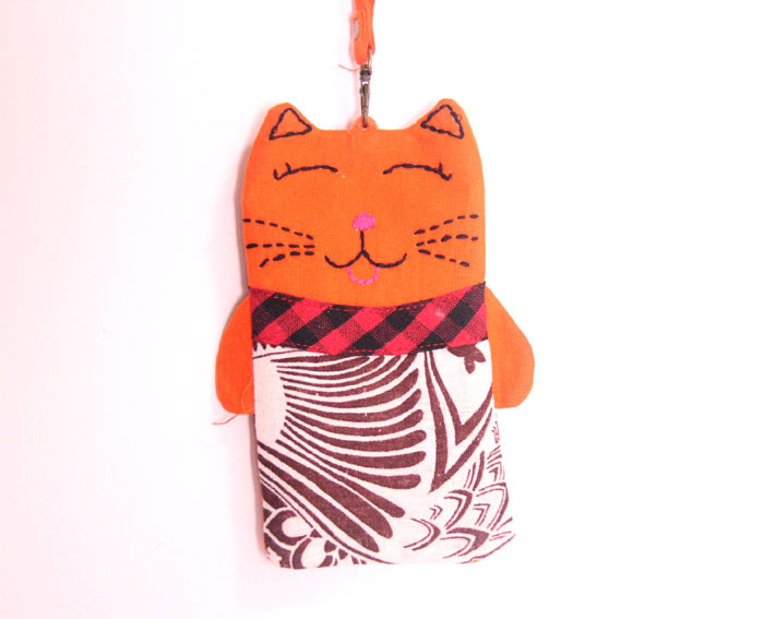 云南个性布艺手机袋