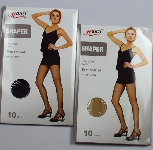 10D ultra-thin transparent toe pantyhose material, abdominal control and butt lift 6137 MANZI