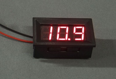 12V 24V 蓄电池电瓶 数码管电压表|ms