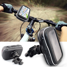 4.3寸防水包帶支架 GPS導航防水包 自行車和摩托車手機包