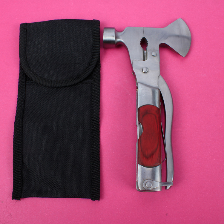 多功能工具 多用工具 多功能钳子 彩木柄斧子 逃生斧 斧子