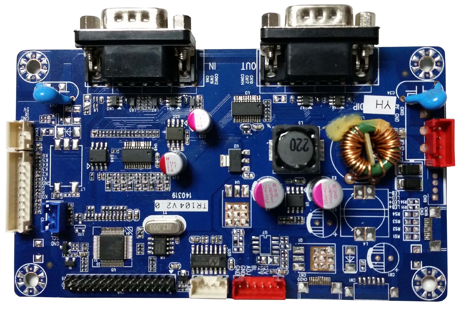 轨道车载环路差分输出输入驱动AD板TR104  TR106 TR108  高铁地铁