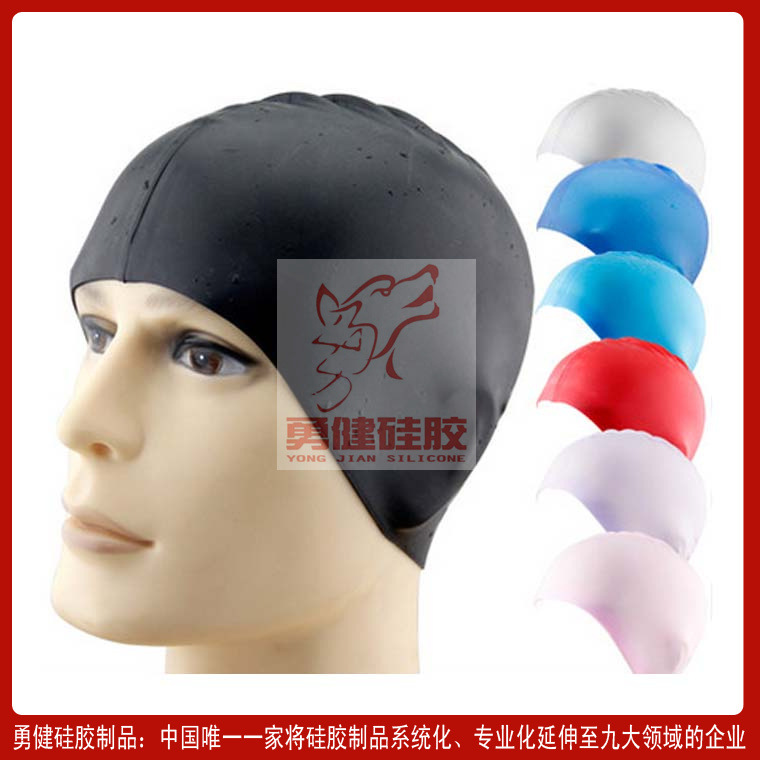 廠傢直供矽膠泳帽 遊泳帽 成人泳帽 來圖來樣 定製LOGO 矽膠泳帽
