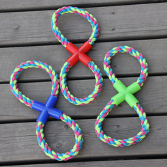 Pet, Eight-Character Cotton Rope, Cotton Rope Toys, 8-Character Cotton Rope Knot, Dog Toys, Chewing Cotton Rope Pet Toys Wholesale