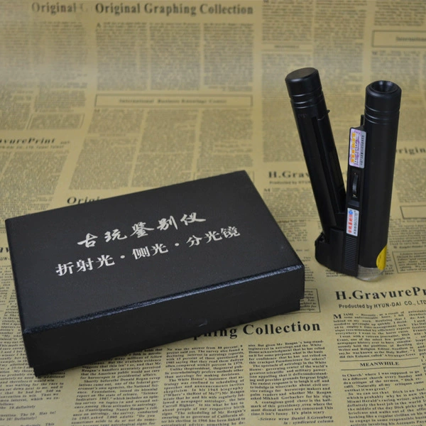 100-кратный антикварный рефрактометр 100-кратное увеличительное стекло микроскоп Изумрудный нефрит идентификация AB