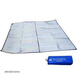 [混批]户外双面铝膜防潮垫 双人防潮垫 地席 野餐垫 2*2.5M