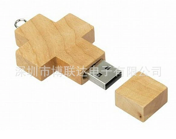 Деревянная USB флешка, чехол