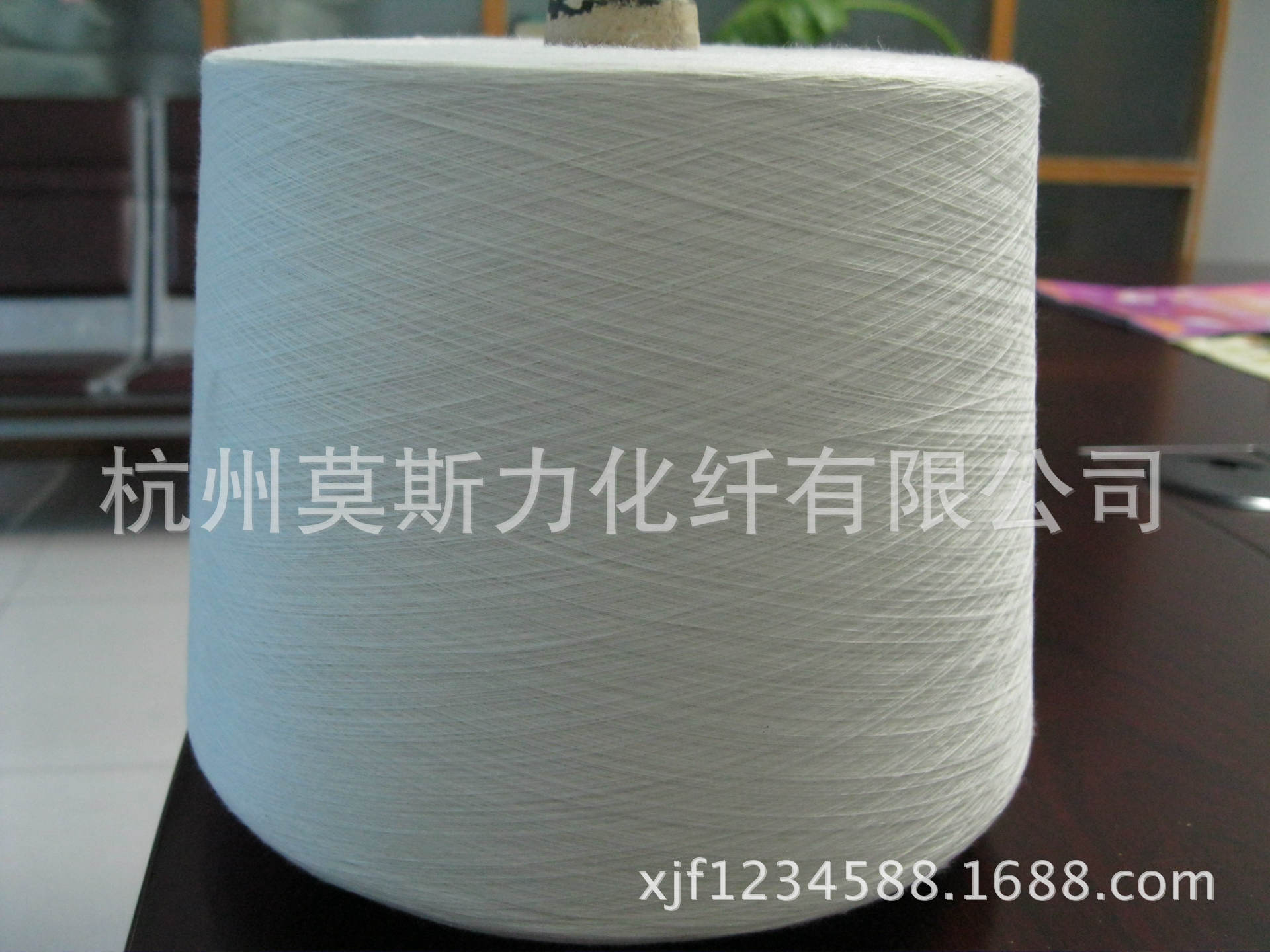 长期现货供应32s大化纤竹节纱