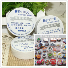 Single-use compressed towel 30g loop style hotel paid towel creative advertising travel export compressed towel