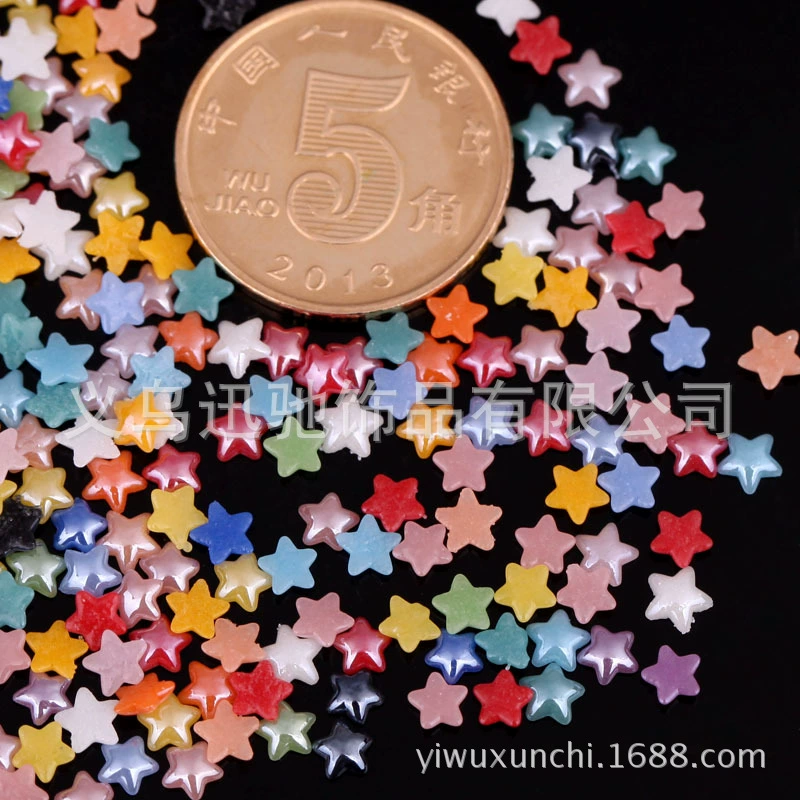 DIY Nailor Pentagon Glass Diamond Plating Term Nail Diamond DIY Ceramic Pearl Pentagon