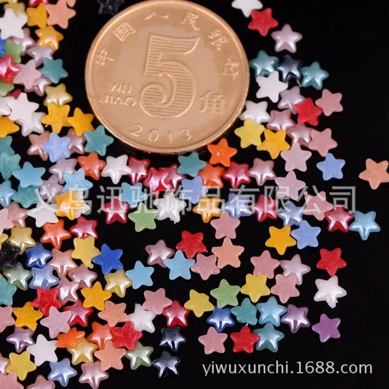 DIY Nailor Pentagon Glass Diamond Plating Term Nail Diamond DIY Ceramic Pearl Pentagon