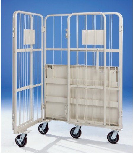 AJD764193可折叠式台车 移动式台车 货架车 带自转轮台车