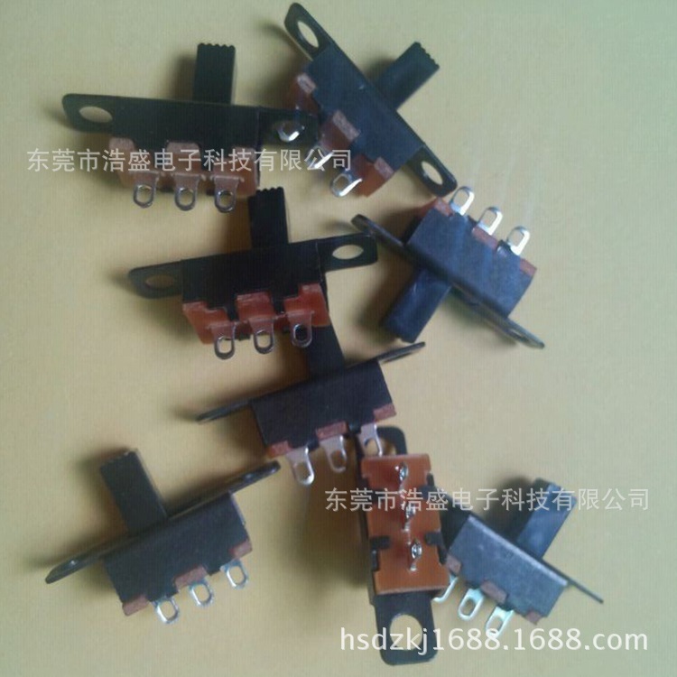 厂家生产供应黑红柄拨动开关SS-12F15 白壳和黑壳SS12F15玩具开关