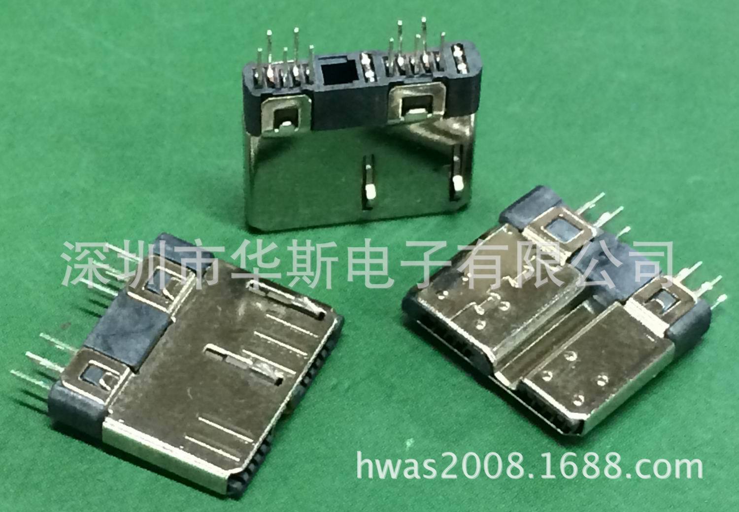  MICRO 3.0公头 三星Note 3插头公座6-4带点插针式