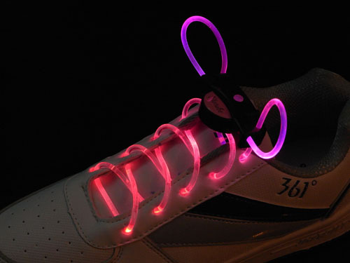 粉色LED发光鞋带(08年老款)单图