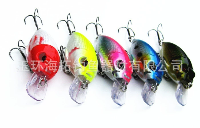 Приманка-вертушка Crankbait, 7 см 11 г, ловля на глубине 0,8–3,5 м, мультицвет 5‑образная фактура жирной породы