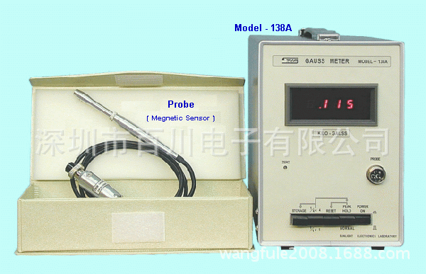 Teslameter Magnetic beam densimeter Fluxmeter Gauss Meter 138A