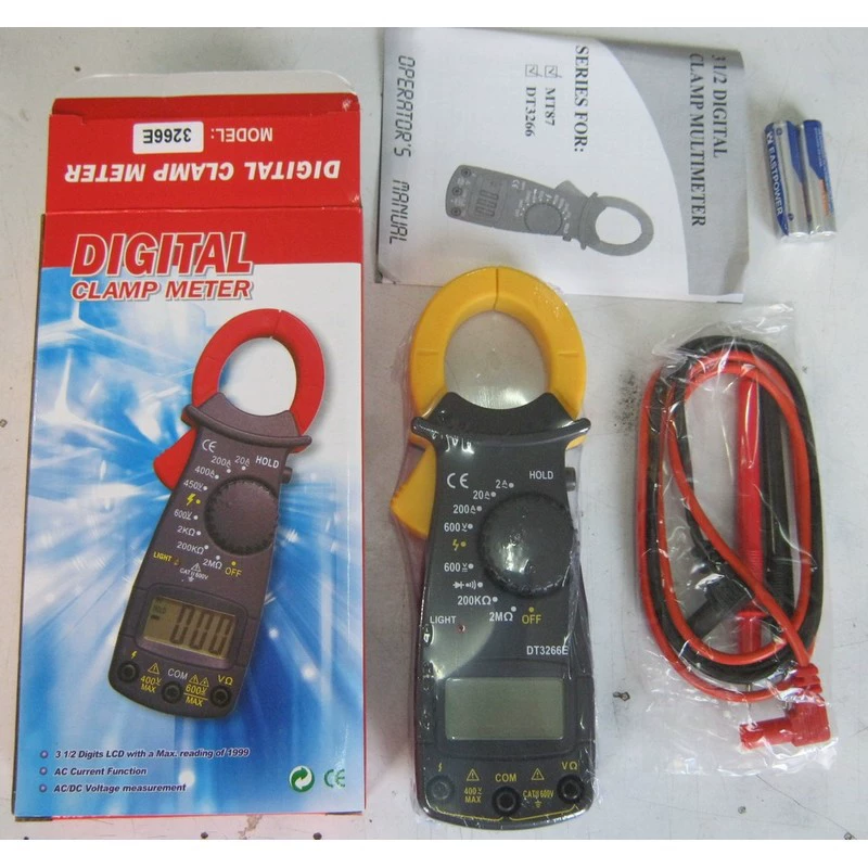 Многофункциональный цифровой универсальный клещи мультиметр 3266E