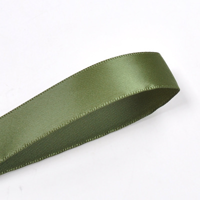 Yao Ming cinta al por mayor de doble cara de la cinta de satén DIY accesorios para el cabello 89mm serie Verde 563-593