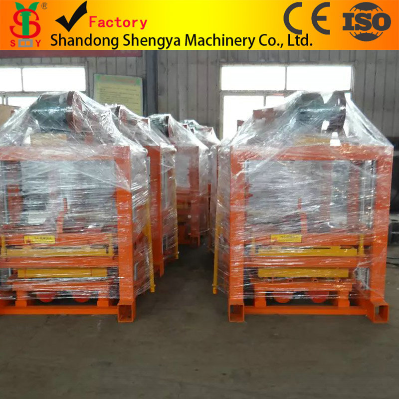 专业生产 胜亚牌 QTJ4-40小型水泥空心砖机 非洲砖机