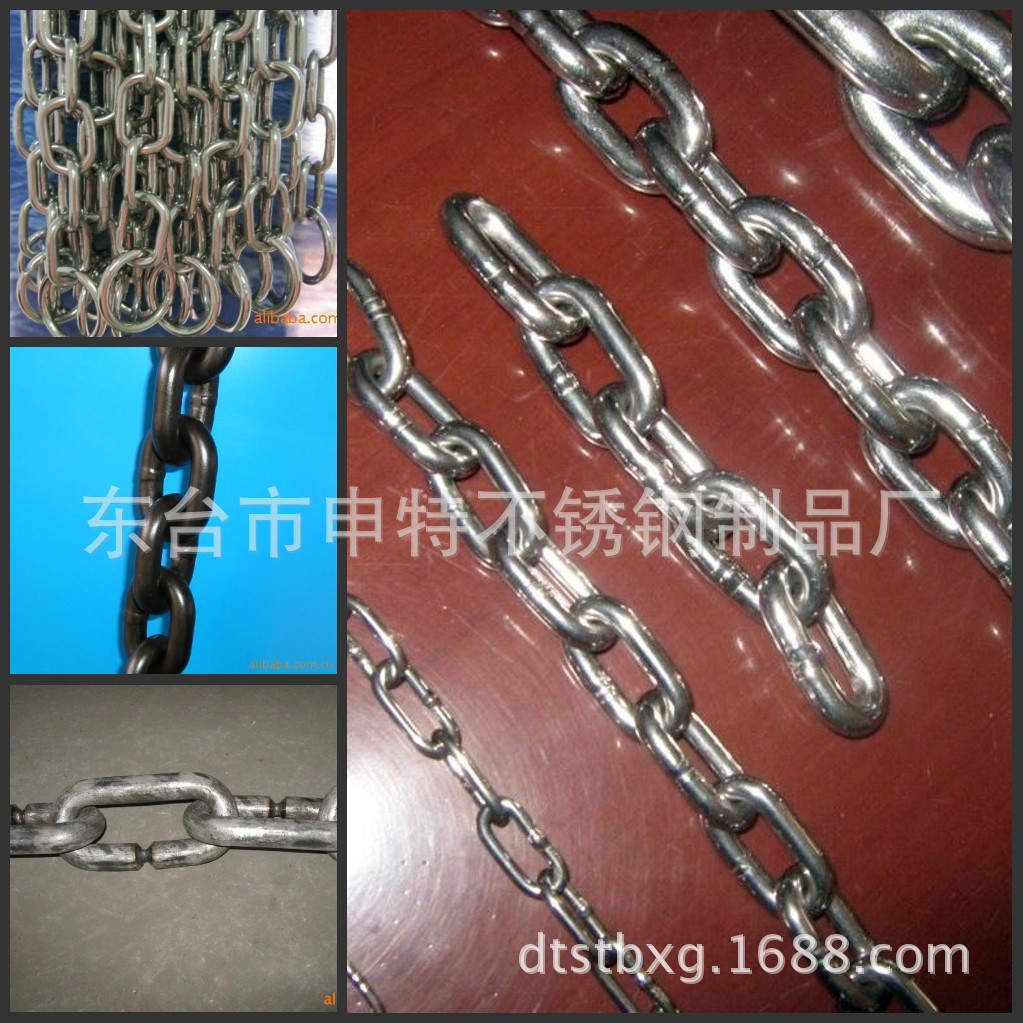 酒店大门玻璃门防倒链防坠链安全链 304不锈钢链条吊链吊环