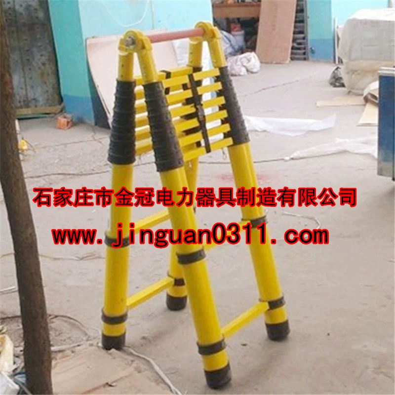 Лестница для удочки в елочку с изоляцией из стекловолокна. Бамбуковая телескопическая лестница типа А, портативная и автомобильная.