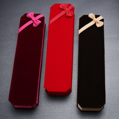 Classic luxury velvet Solid have more cash than can be accounted for Necklace box high-grade jewelry Jewelry Box wholesale Gift box