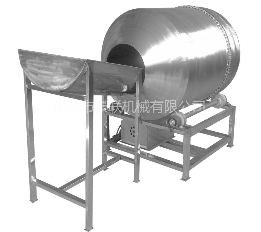 休闲食品拌料设备 食品用滚筒式拌料机 自动出料工作效率高