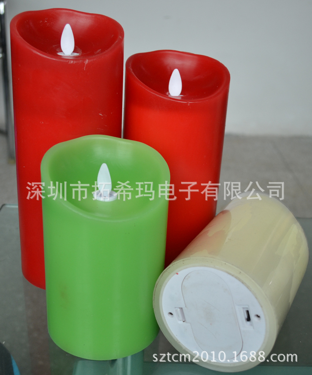 风吹摇摆仿真电子蜡烛灯 火苗跳动LED电子蜡烛 婚庆酒吧创意装饰