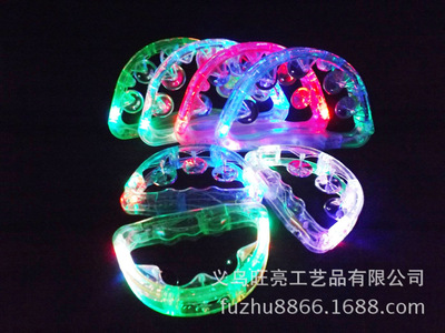 wholesale Flash Bell Luminous rattle Disco bell KTV Bar Night Evening party Atmosphere Supplies