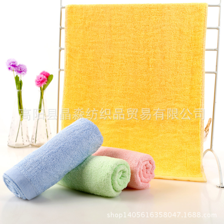 Bamboo fiber towel plain soft and absorbent adult facial towel clean…