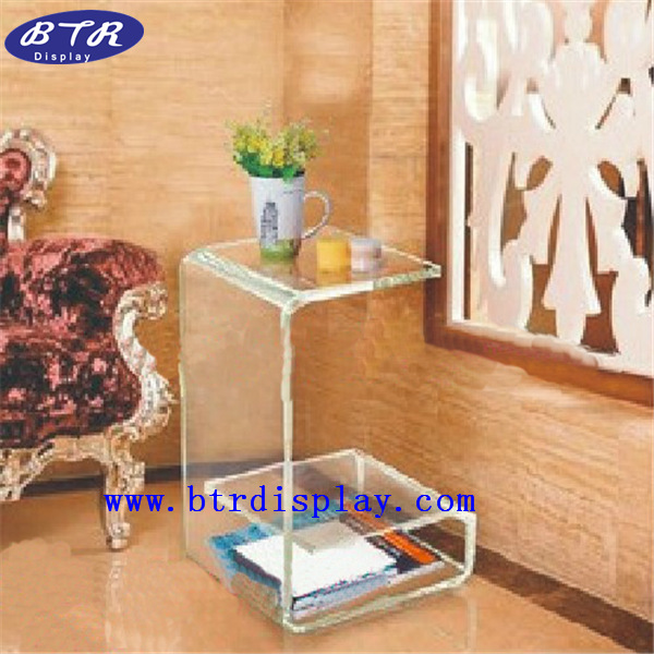 亚克力茶几 透明水晶家具茶几 压克力简约桌椅家具深圳厂家订做