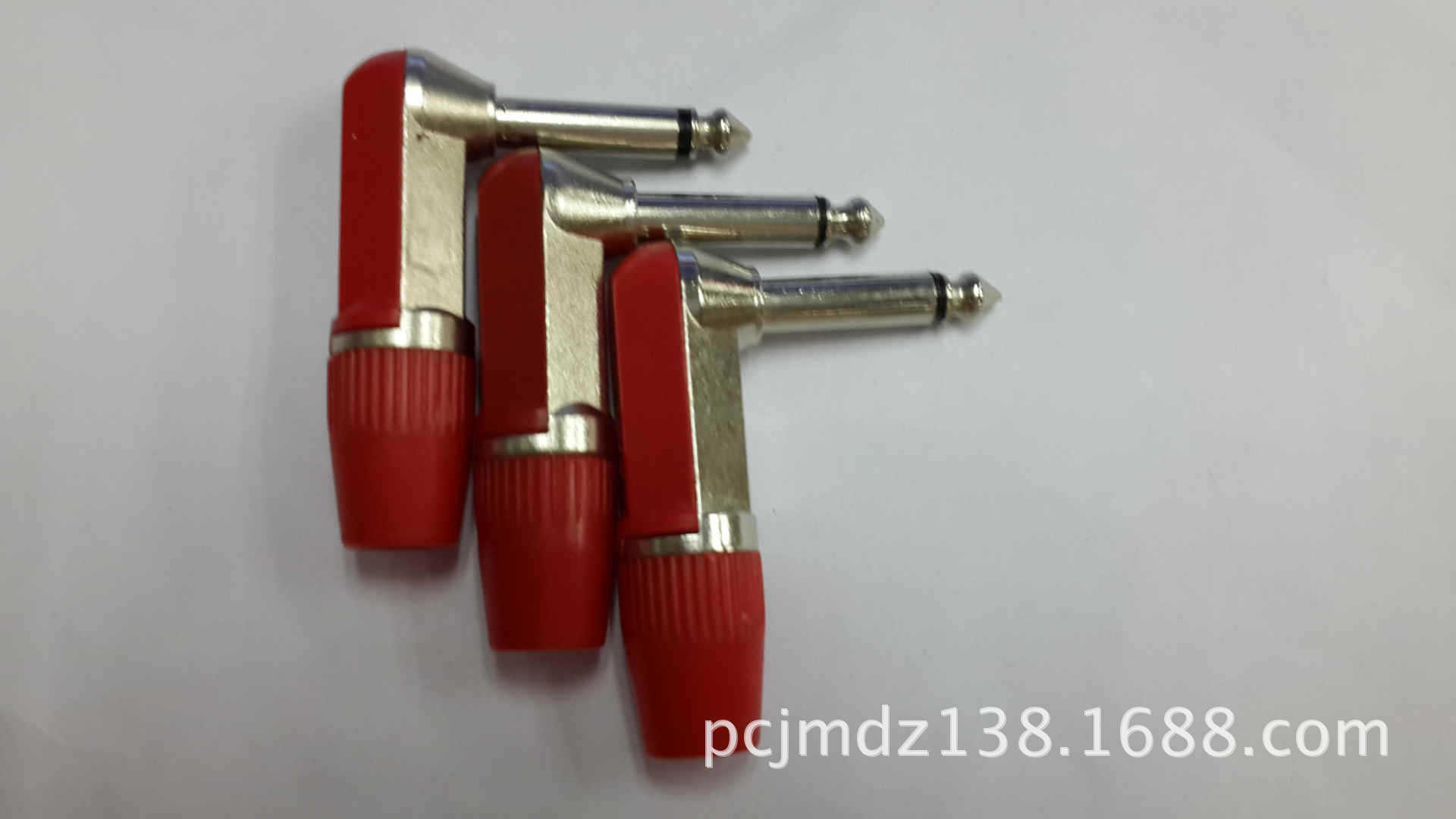 6.35塑胶弯头/6.35单声道/6.35弯头焊接式/音频插