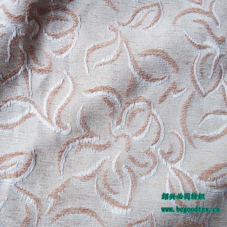 100%涤纶阻燃提花雪尼尔窗帘面料