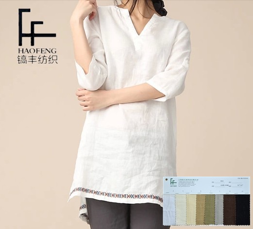 8052# Bamboo hemp cotton.technology environmental protection dyeing Spot sales