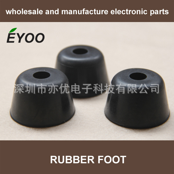 圆锥橡胶柱 橡胶圆柱 锥形橡胶脚垫 橡胶垫 36*30 MM YF5030