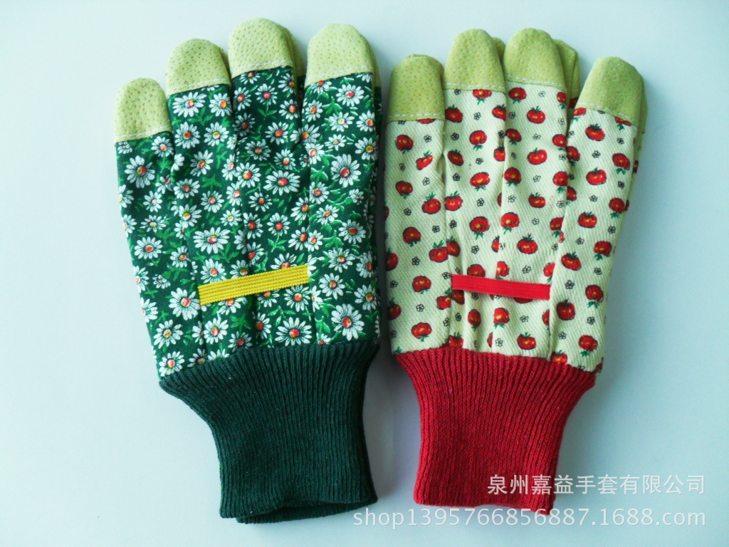 猪二层皮花园手套