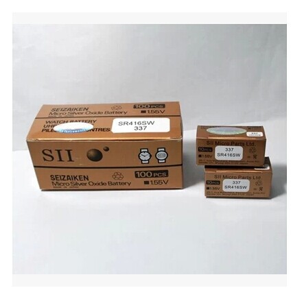 日本原装 精工337 SR416SW 纽扣电池