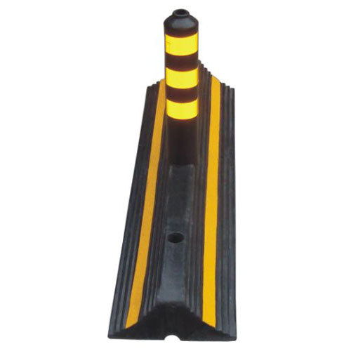 橡胶条状路肩 分道橡胶带 道路隔离分流 100*25cm