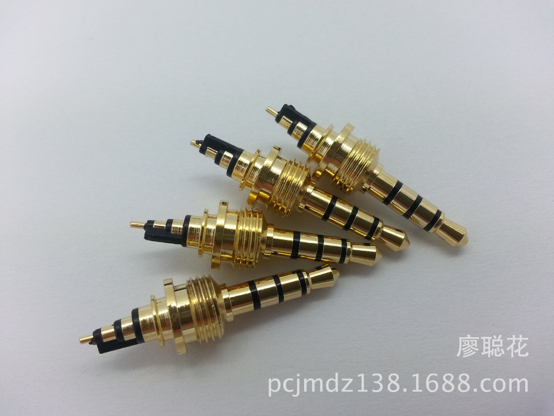 3.5四节双盘前螺牙插针/3.5四级双盘带螺牙插针