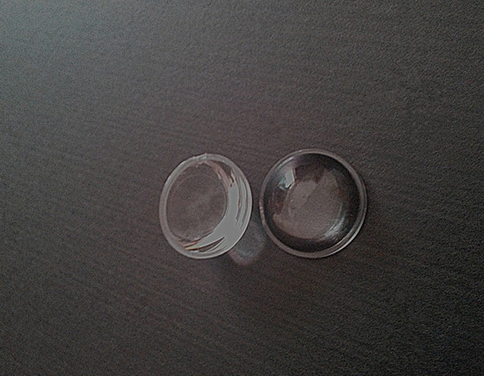 供应23MM平凸透镜 高8MM 汽车灯透镜 LED平凸透镜 深圳