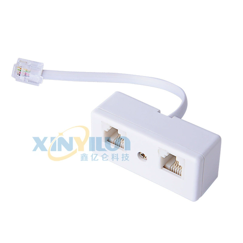 Телефон одна минута два адаптера Американская телефонная линия One Revolution две розетки с линией 6P4C RJ11 RJ14