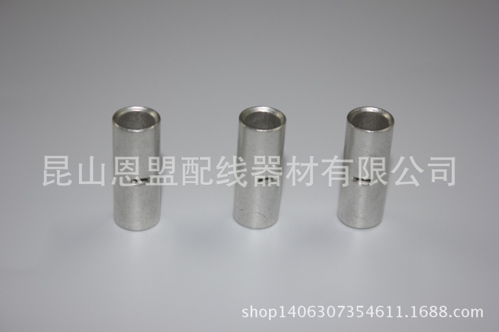 铜管端子压接铜管压线铜管紫铜电线端子电缆对接接头紫铜镀锡亚光