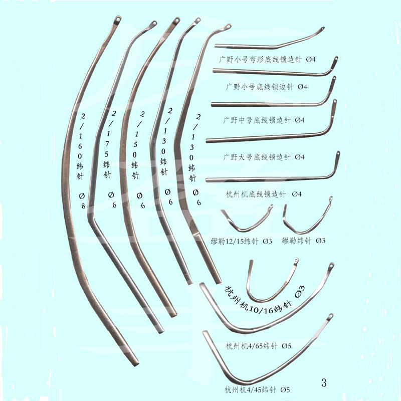长期大量供应热销钢皮针 织带机械配件纬针 直供批发